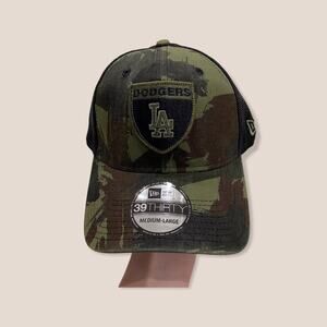 NWT New Era Los Angeles Dodgers Camo Fitted Hat  M/L